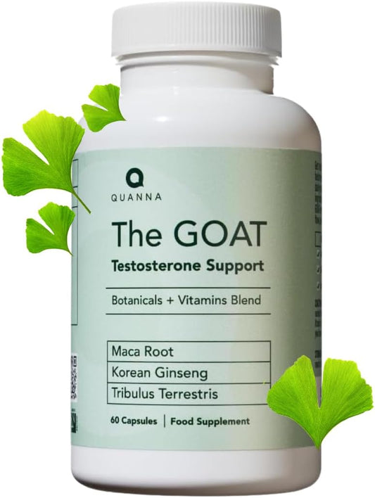 Quanna - the Goat - Natural Vitality & Energy Supplement for Men - Daily Wellness Formula - 60 Capsules