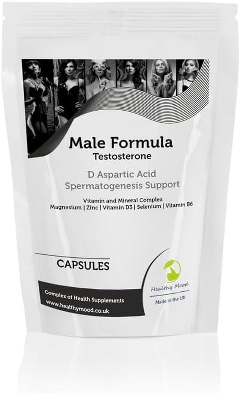 Male Test 30 Capsules – Natural Testosterone Booster for Energy, Strength, and Vitality – Men’S Health Supplement