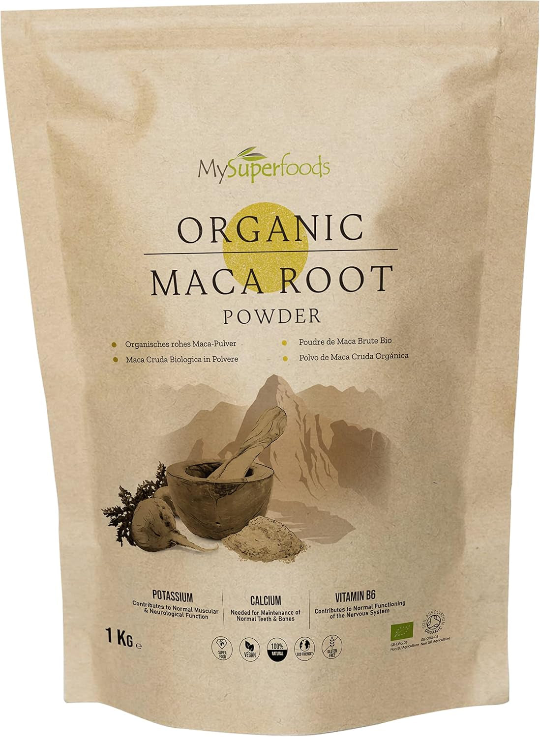 Maca Root Capsules | for Women and Men | Organic | Gelatinized | 180 Capsules | 2400Mg per Serving | Hormone Balance & Energy | Mysuperfoods