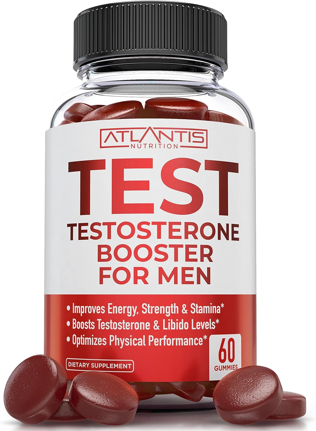 Testosterone Booster 60 Gummies + Keto Apple Cider Vinegar 90 Gummies