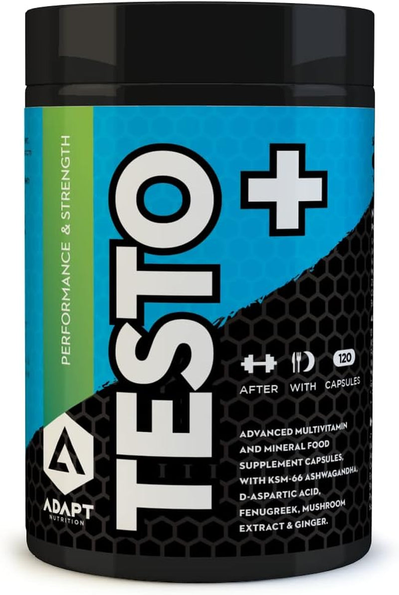 ADAPT NUTRITION Testo plus Capsules, Pack of 120