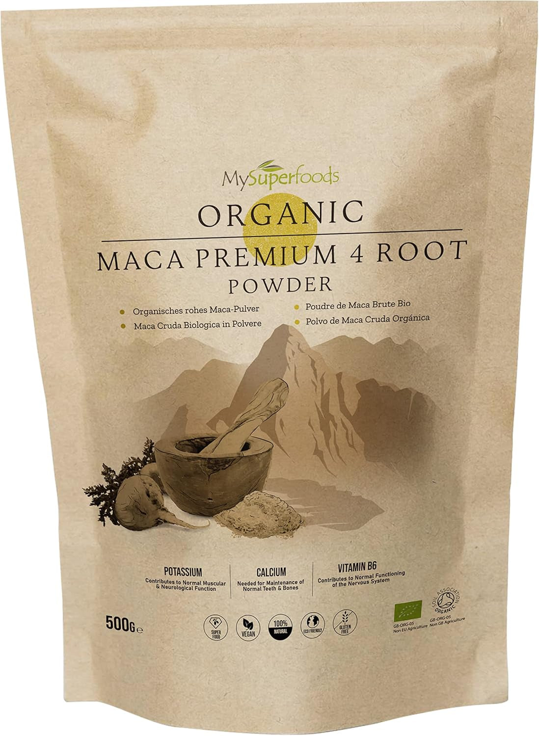 Maca Root Capsules | for Women and Men | Organic | Gelatinized | 180 Capsules | 2400Mg per Serving | Hormone Balance & Energy | Mysuperfoods