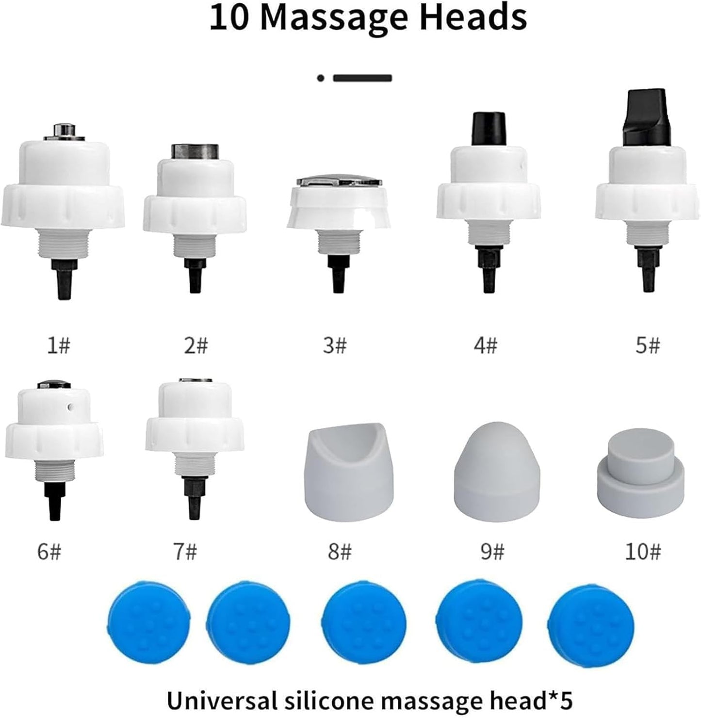 Electromagnetic Extracorporeal Shock Wave Therapy Machine,Portable ED Shock Wave Device for Erectile Dysfunction with 7 Massage Heads - Muscle Massager for Body Relaxation