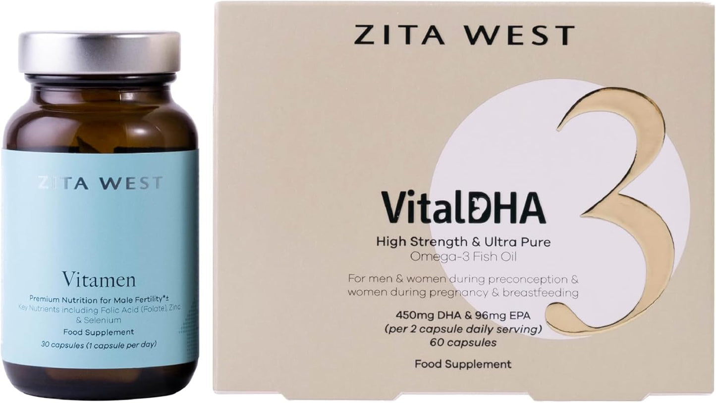 Zita West Vitamen - Ultimate Male Fertility Supplement - 30 Capsules (1 Months Supply)