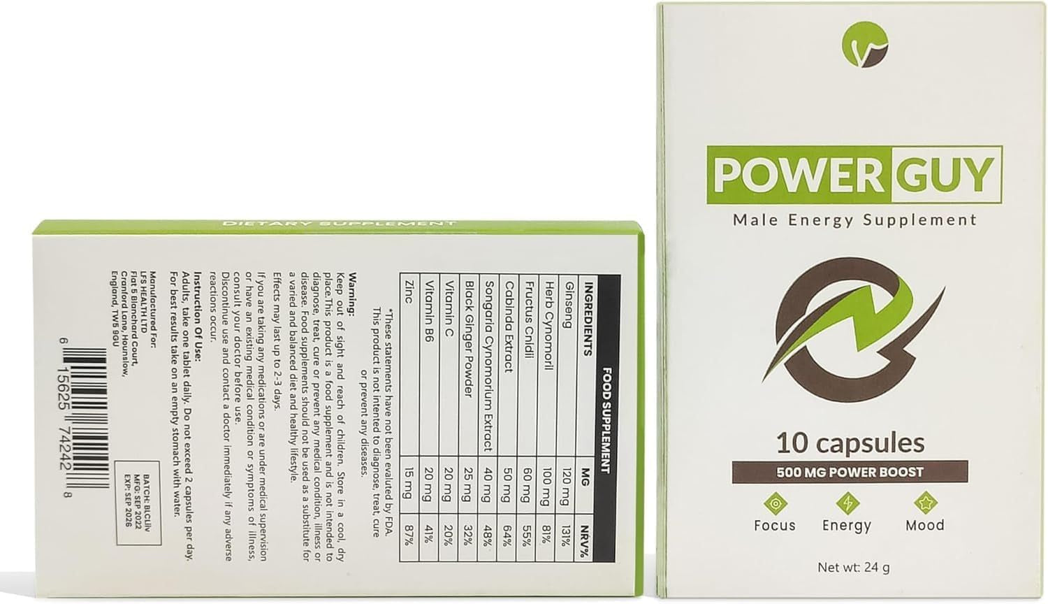 Power Guy - Energy Supplements for Man