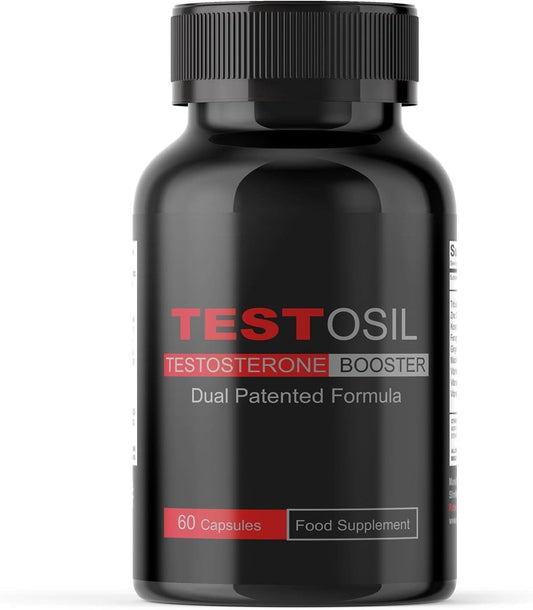 TESTOSIL - the Best Natural Testosterone Supplement - Powerful Legal Bodybuilding Supplement - Advanced Performance and Recovery Agent - 60 Capsules/Supplement Heaven