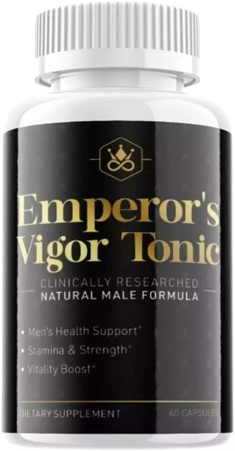 Emperor’S Vigor Tonic Male Enhancement - Improved Enhancement Formula - 60 Capsules/Slim Warriors