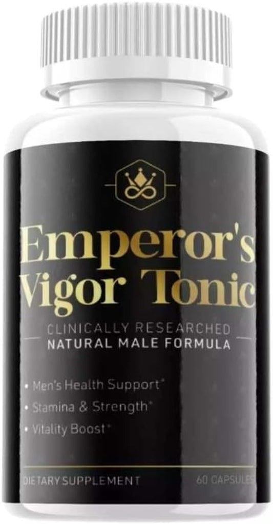 Emperor’S Vigor Tonic Male Enhancement - 60 Capsules - Natural Formula - 1 Month Supply - Supplement Heaven