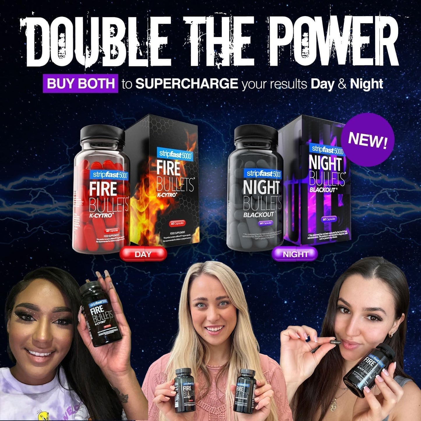 Night Bullets Capsules for Women and Men