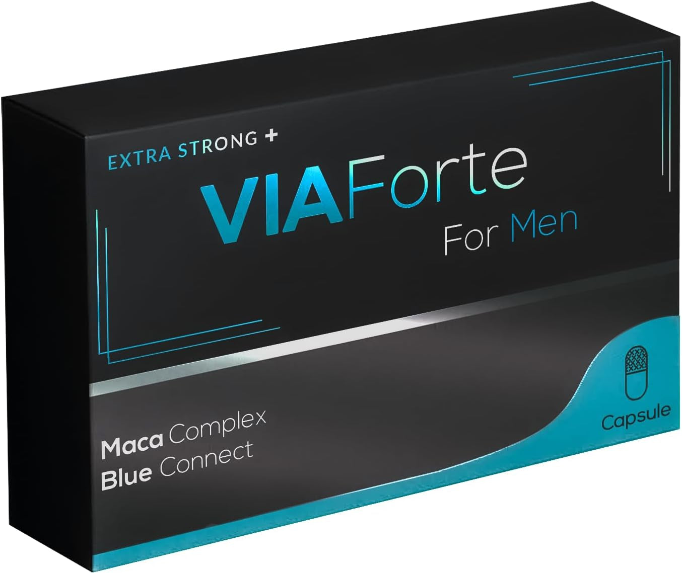 Viaforte Blue Connect 1000 Mg Power Packed Pills for Men UK, Unleash Strength, Stamina & Prolong Performance, Male Enhancing Tablet for Lasting Firmness, Stronger & Harder for Longer (6 Capsule)