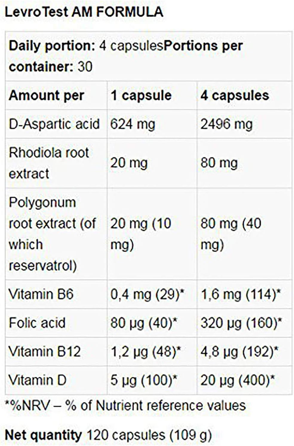 Fitness Authority - KEVIN LEVRONE Levro Test AM 120 Tablets + PM Formula 120 Tablets | Testosterone Booster for Men | Anabolic Pills for Muscle Mass Growth