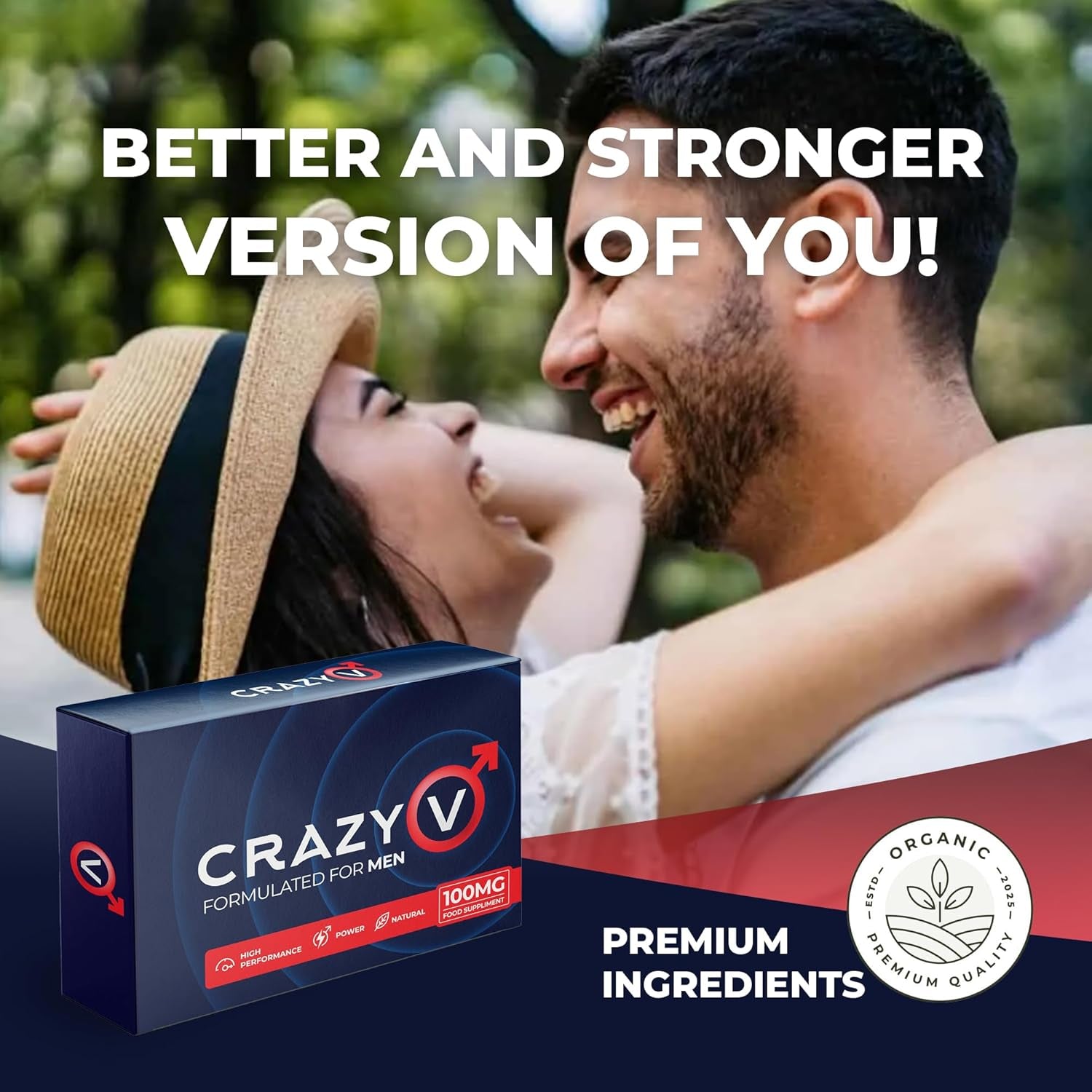 Crazy V Blue Fast-Acting 100Mg Tablets: Strong Performance & Stamina Booster for Men - High Power Pills Endurance & Firmness Enhancing Male Herbal & Food Supplement (20 Count (Pack of 1))