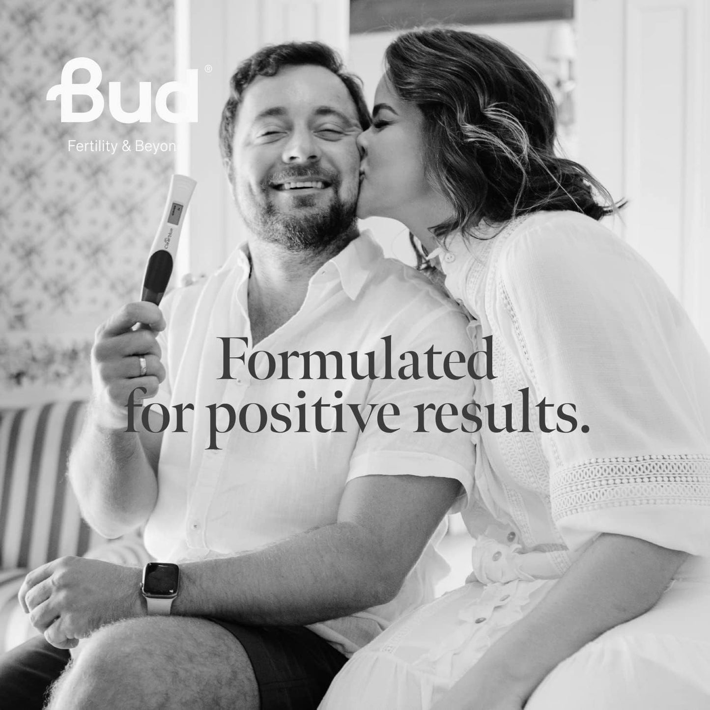 Bud Fertility Supplement for Women & Men | Male & Female Natural Fertility Vitamins for Couples Trying to Conceive | Key Vitamins, Minerals & Adapotogens to Boost Fertility | 60 + 60 Capsules