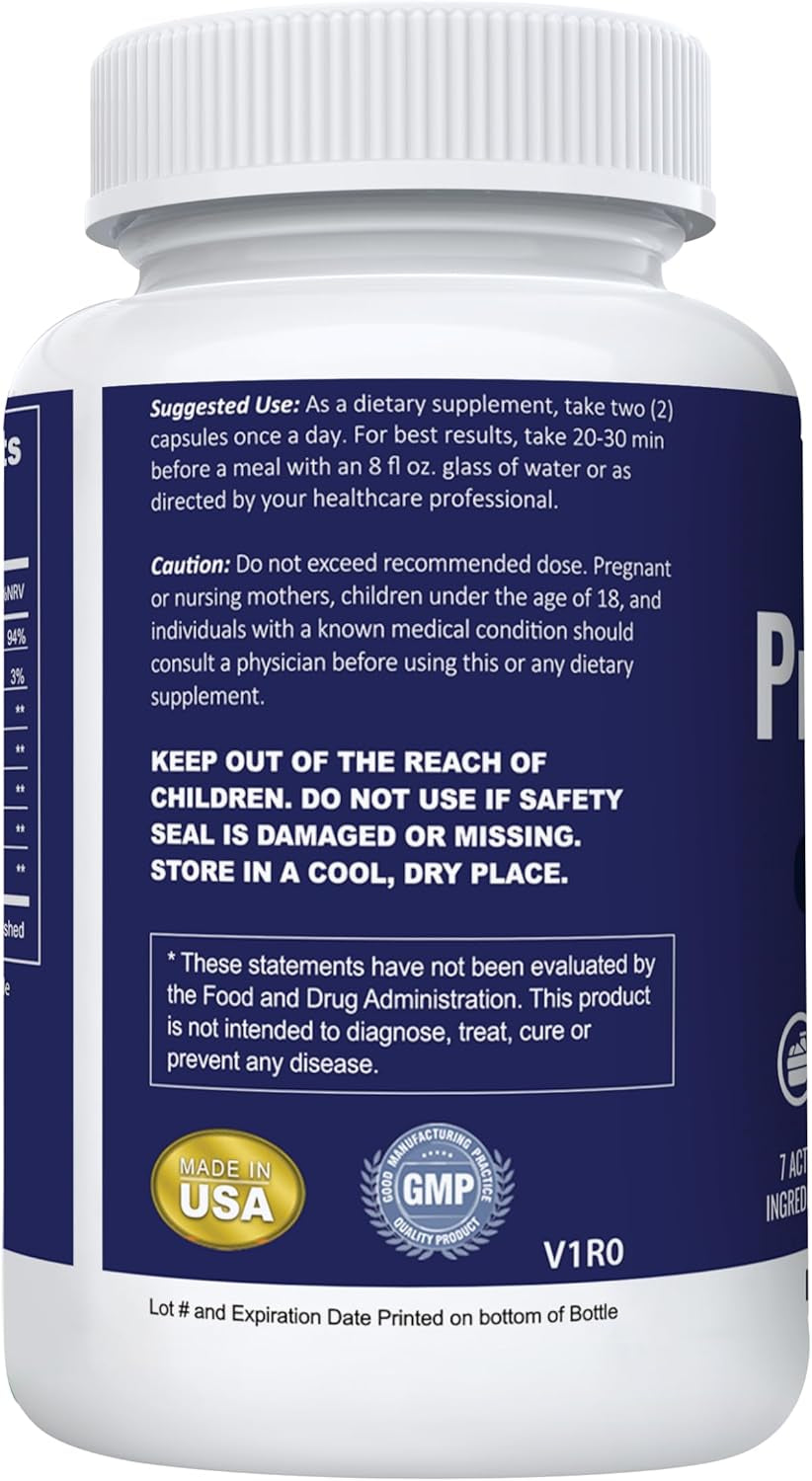 Primalpump #1 Nitric Oxide Supplement | L-Arginine, L Citrulline Malate, AAKG & Beta Alanine Powder | Strong Pump, Stim Free Pre Workout | Lab Tested & Easy to Swallow | 60 Vegetable Capsules