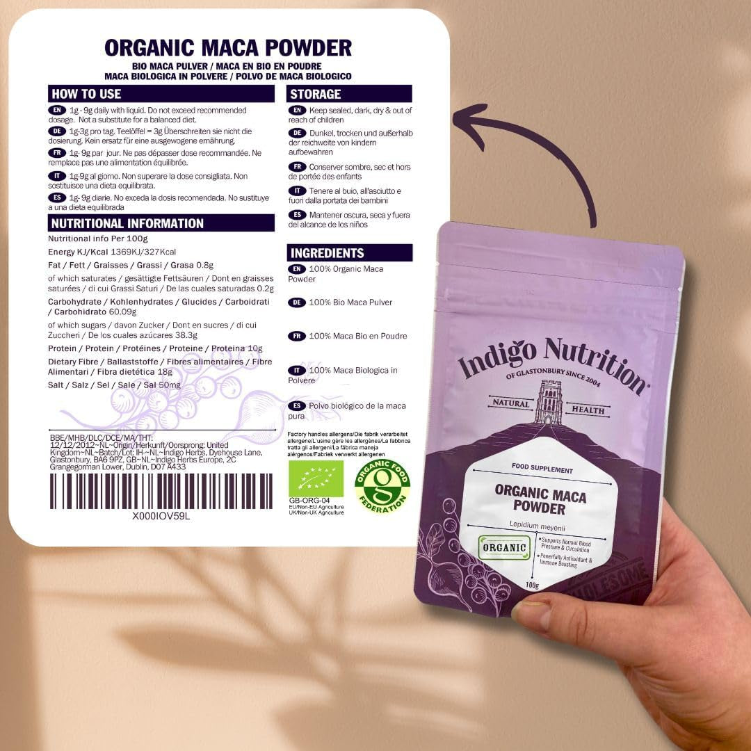 Organic Maca Powder 500G