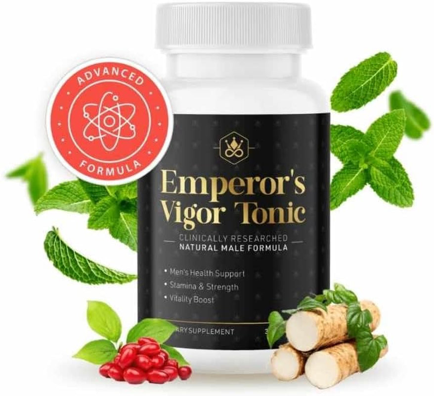 Emperor’S Vigor Tonic Male Enhancement - Improved Enhancement Formula - 60 Capsules/Slim Warriors