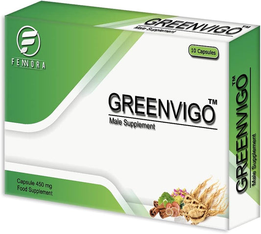 Greenvigo-Testosterone Booster -Male Food Supplement 450MG (10 Capsules)