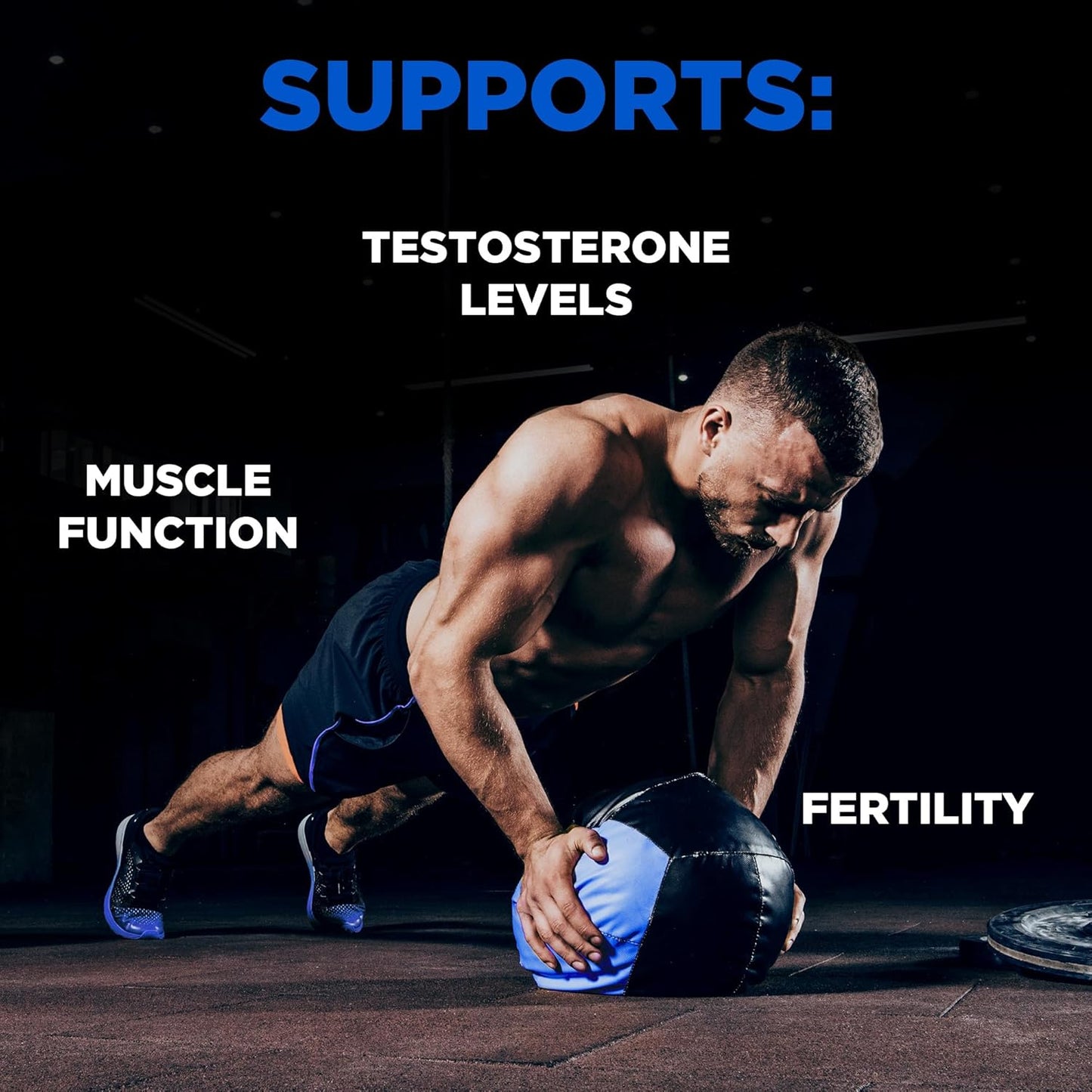 Testosterone Booster for Men - Premium Testosterone Supplements - Test Boosters with Zinc & Magnesium, Supports Normal Testosterone Levels & Muscle - Male Supplement, 60 Days Supply - UK Formulated