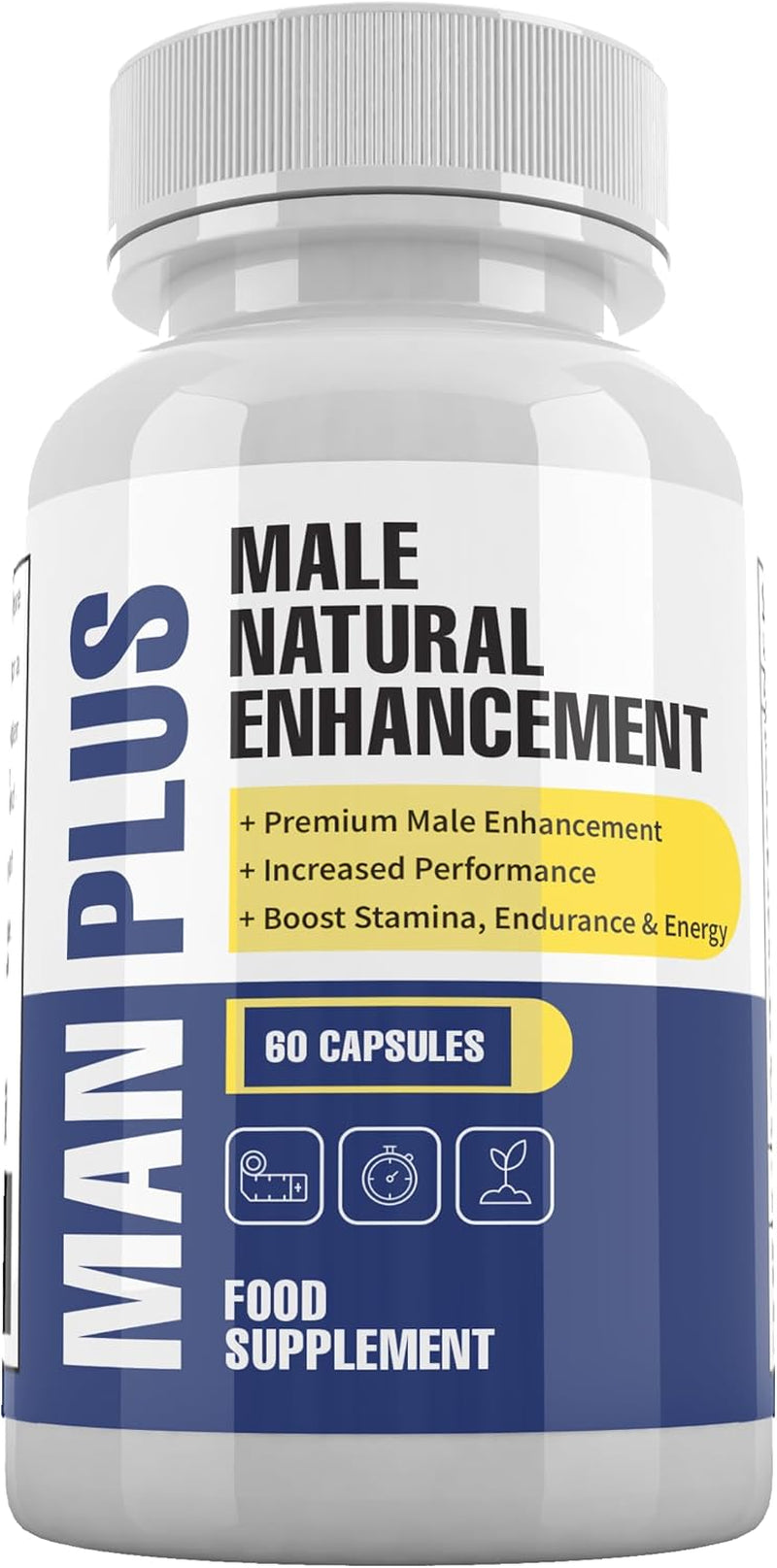 Man plus Male Natural Enhancement 60 Capsules