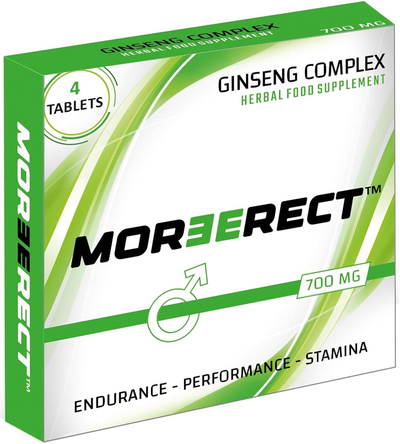 MOREERECT™ Green Tablets - Stronger and Longer for a Confident Performer - Advanced Performance Enhancing, Stamina Endurance Booster Supplement Tablerts for Men - 4 Ginseng Tablets