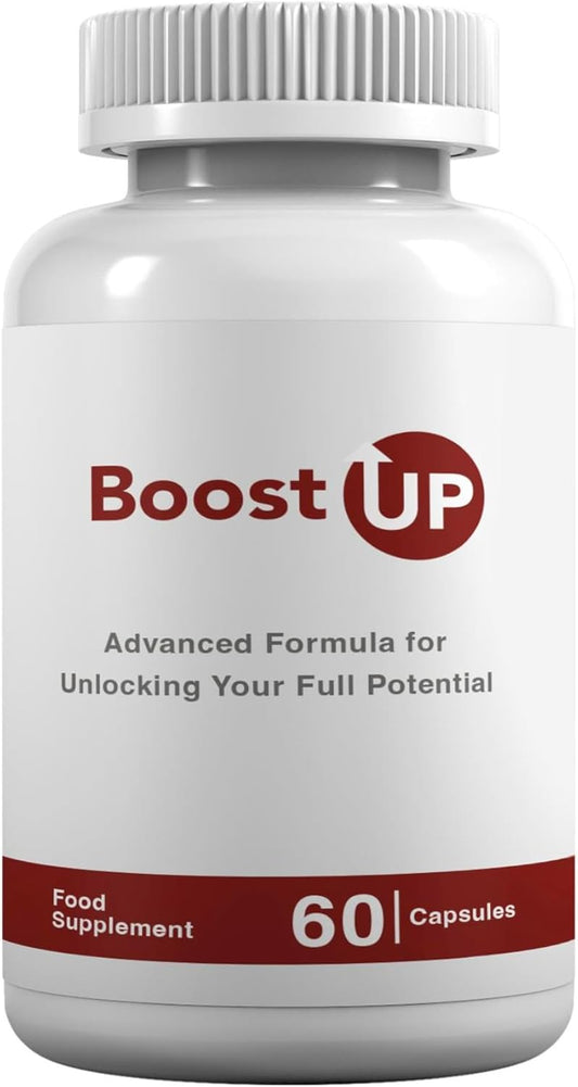 Boost up Men'S Food Supplement, 60 Capsules, with Tribulus, Fenugreek, Maca, Vegan and Gluten Free