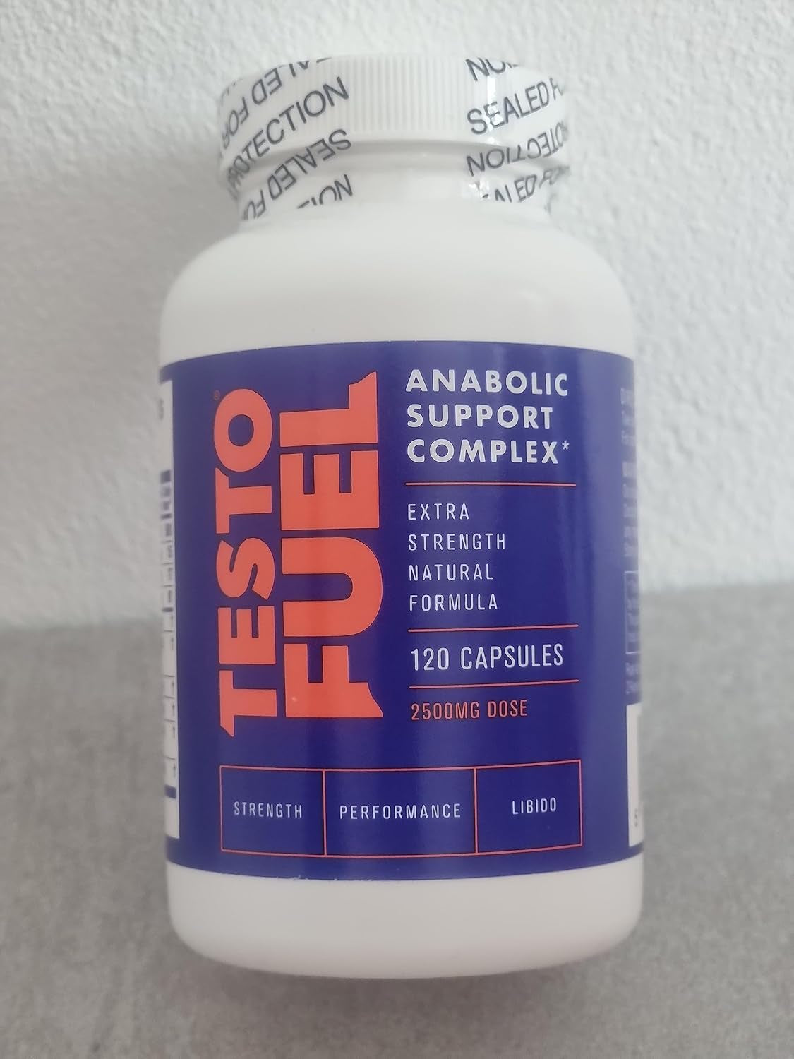 Testofuel 120 T-Booster Pills - Test Booster for Men - 100% Natural Ingredients - Contributes to Normal Testosterone Levels & Muscle - Vitamin, Fenugreek & Magnesium Booster - UK Made Pro Supplement