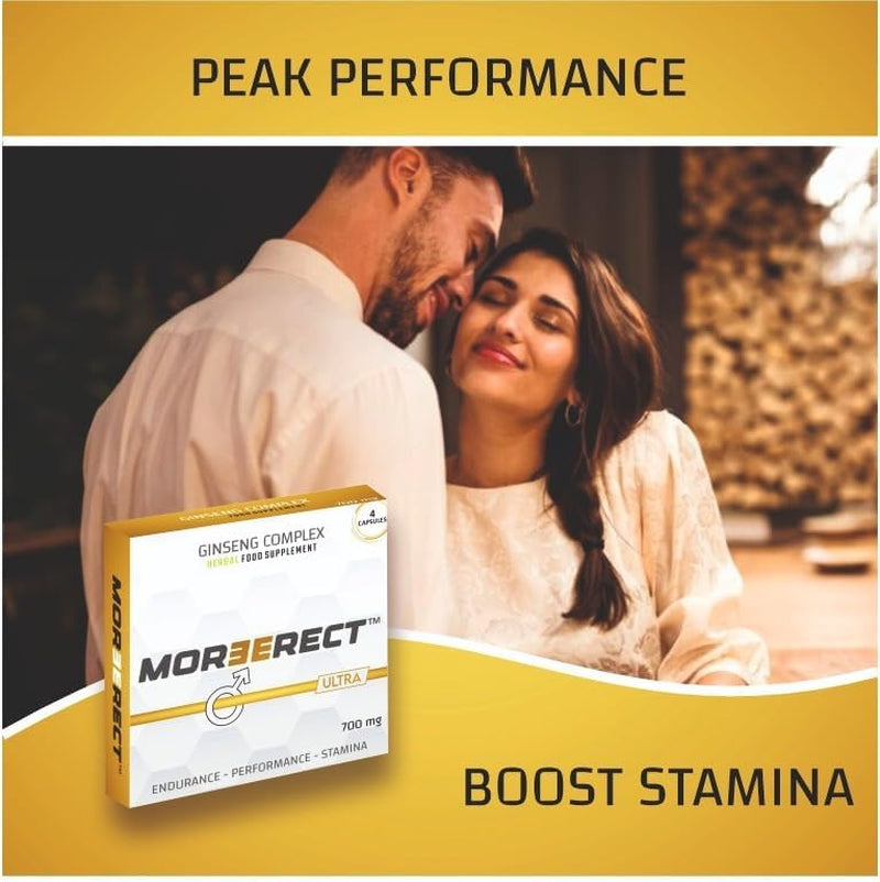 ™ Ultra - Stronger and Longer for a Confident Performer - Advanced Performance Enhancing Pills, Stamina Endurance Booster Gold Supplement Pill for Men - 4 Ginseng Capsules