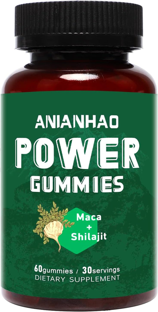 Maca Root Gummies Max Strength 2400Mg Maca Root High Strength Maca Supplement for Men and Women Vegan & Gluten-Free - Natural Energy Boost - Focus and Balance