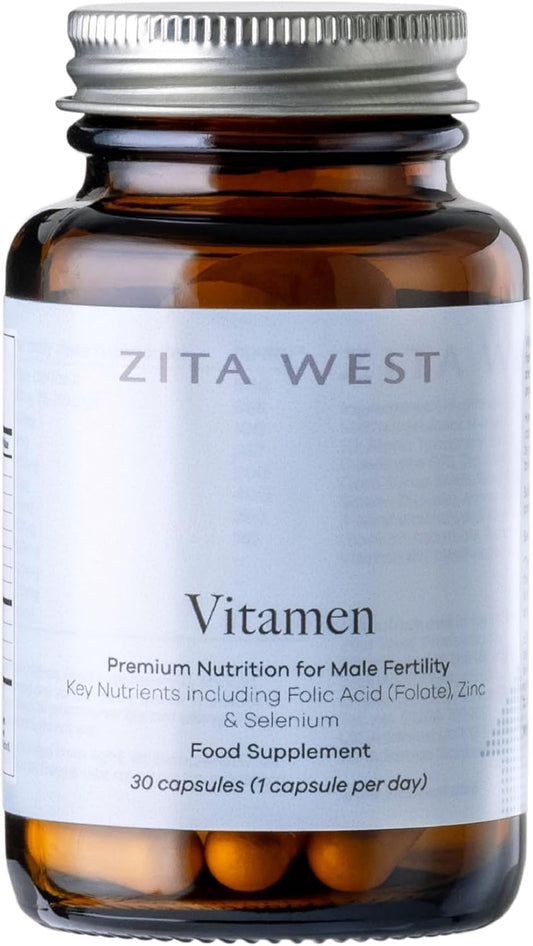 Zita West Vitamen - Ultimate Male Fertility Supplement - 30 Capsules (1 Months Supply)