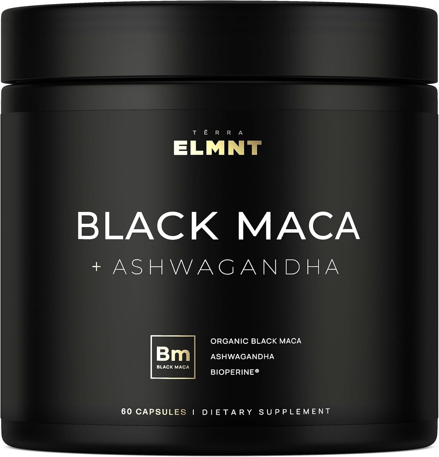 40,000Mg Organic Black Maca Root 40X Strength Testosterone Supplement for Men + Ashwaganhda - Highest Potency Black Maca Root Capsules for Men 100% Pure Maca Powder Enhance Mens Health + Male Booster