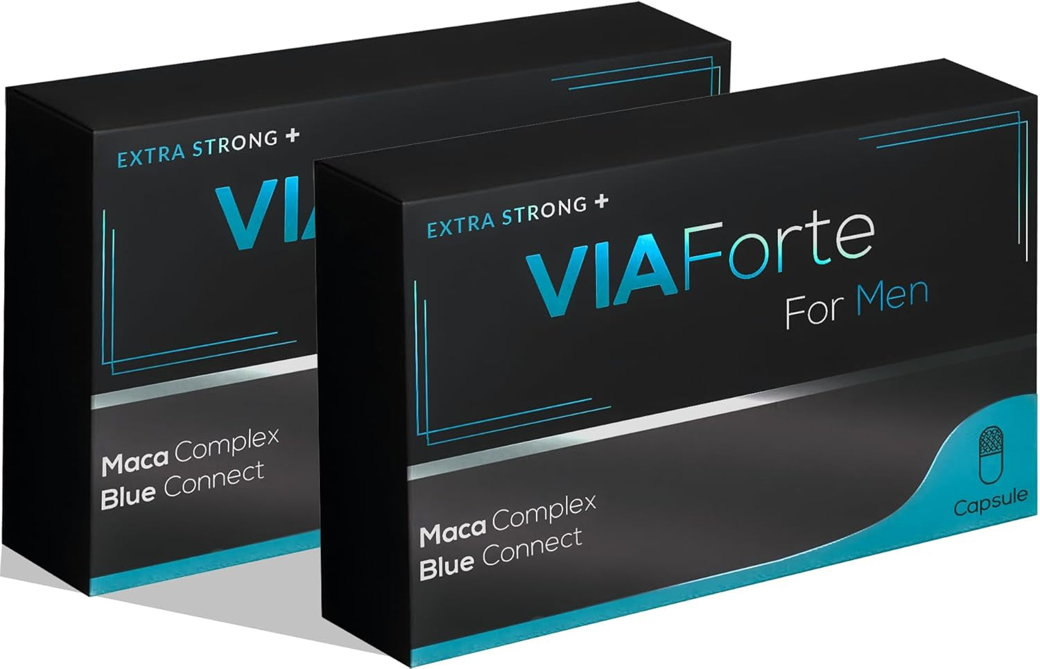 Viaforte Blue Connect 1000 Mg Power Packed Pills for Men UK, Unleash Strength, Stamina & Prolong Performance, Male Enhancing Tablet for Lasting Firmness, Stronger & Harder for Longer (6 Capsule)