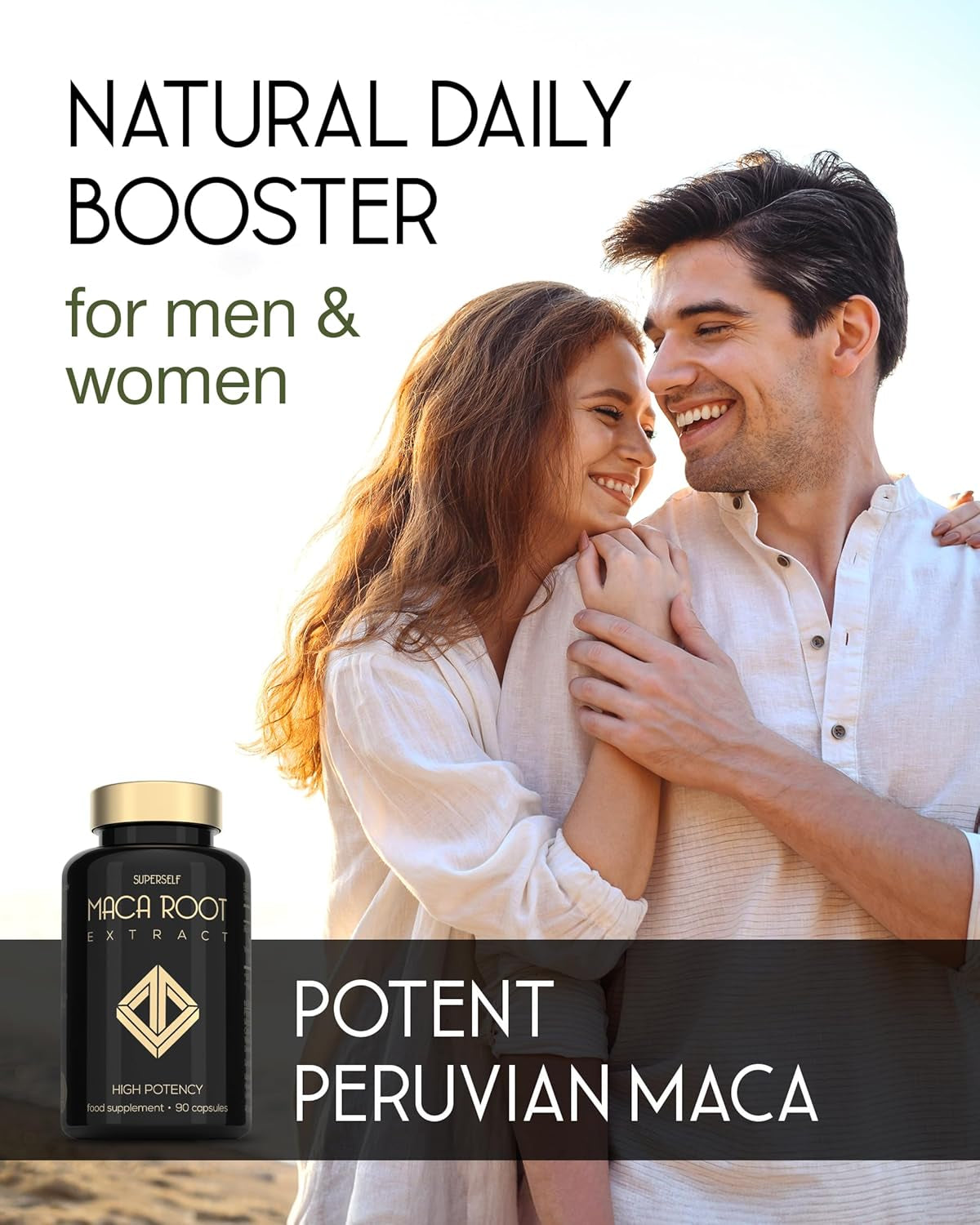 Maca Root 5000Mg - Maca Root Capsules for Women & Men - High Potency Herbal Booster - Black & Yellow Macca Root Powder Extract - 90 Maca Tablets - British Made High Strength Supplement