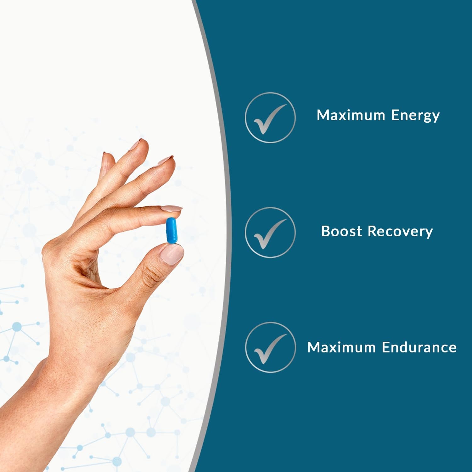 Viaforte Blue Connect 1000 Mg Power Packed Pills for Men UK, Unleash Strength, Stamina & Prolong Performance, Male Enhancing Tablet for Lasting Firmness, Stronger & Harder for Longer (6 Capsule)