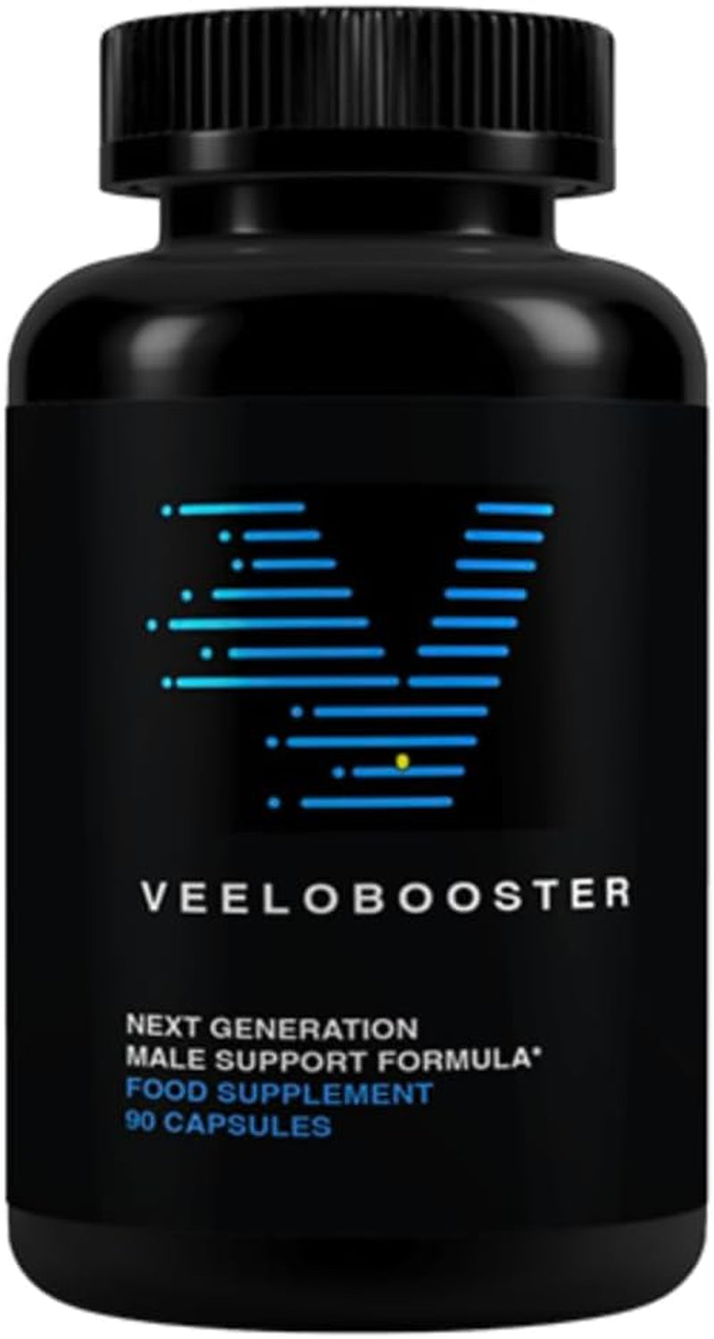 Veelobooster Men'S Food Supplement, 90 Capsules, with Tribulus, Fenugreek, Maca, Vegan and Gluten Free