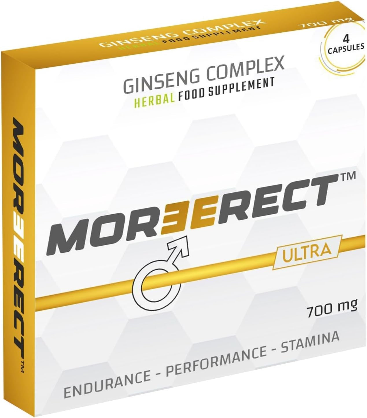 ™ Ultra - Stronger and Longer for a Confident Performer - Advanced Performance Enhancing Pills, Stamina Endurance Booster Gold Supplement Pill for Men - 4 Ginseng Capsules