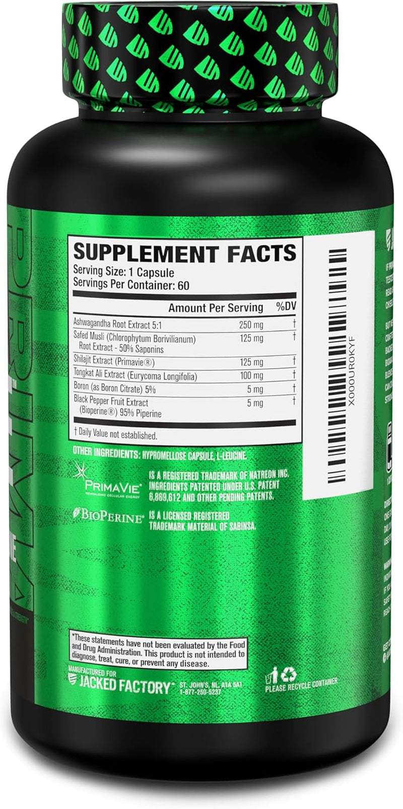 PRIMASURGE Testosterone Booster for Men (60 Capsules) & Build-Xt Daily Muscle Builder & Performance Enhancer | Muscle Building Supplements for Muscular Strength & Growth