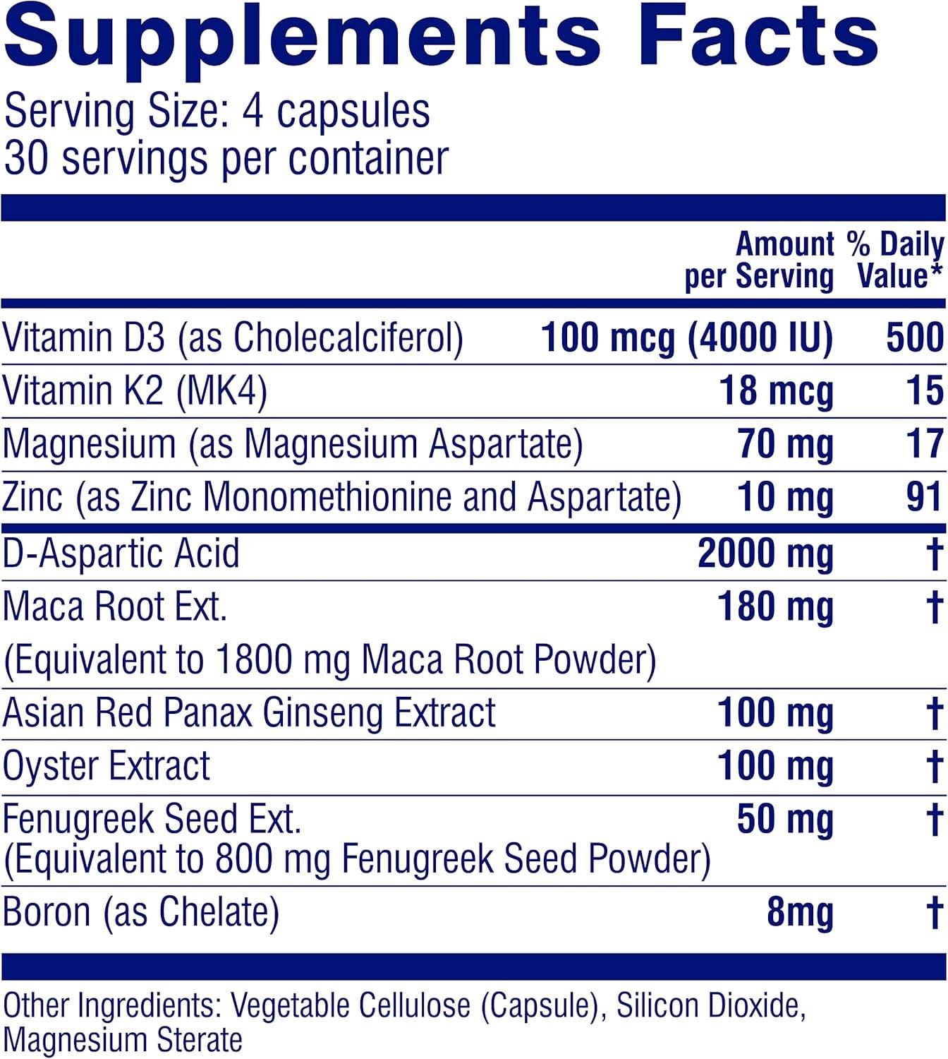 Testofuel 120 T-Booster Pills - Test Booster for Men - 100% Natural Ingredients - Contributes to Normal Testosterone Levels & Muscle - Vitamin, Fenugreek & Magnesium Booster - UK Made Pro Supplement