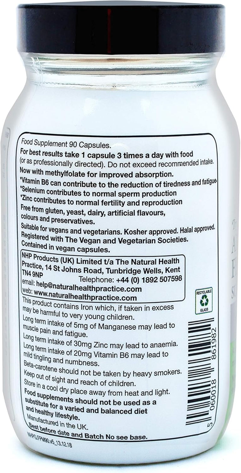 Natural Health Practice Advanced Fertility Support for Men (90 Capsules) Multivitamin & Mineral for Men Wanting to Conceive…