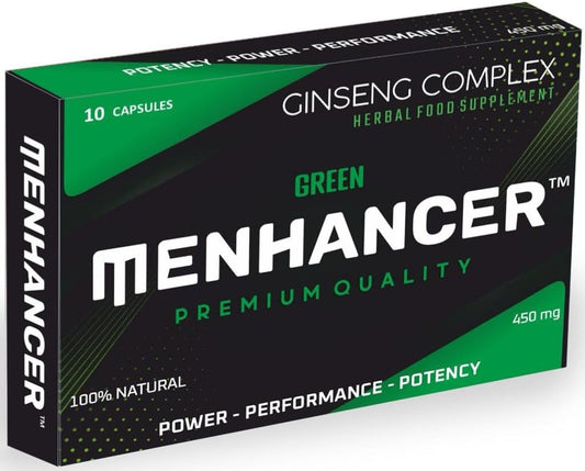 ™ - Enhance Your Performance - Extra Strength Performance Enhancing Pills, Stamina Endurance Booster Green Supplement Pills for Men - 10 Ginseng Capsules