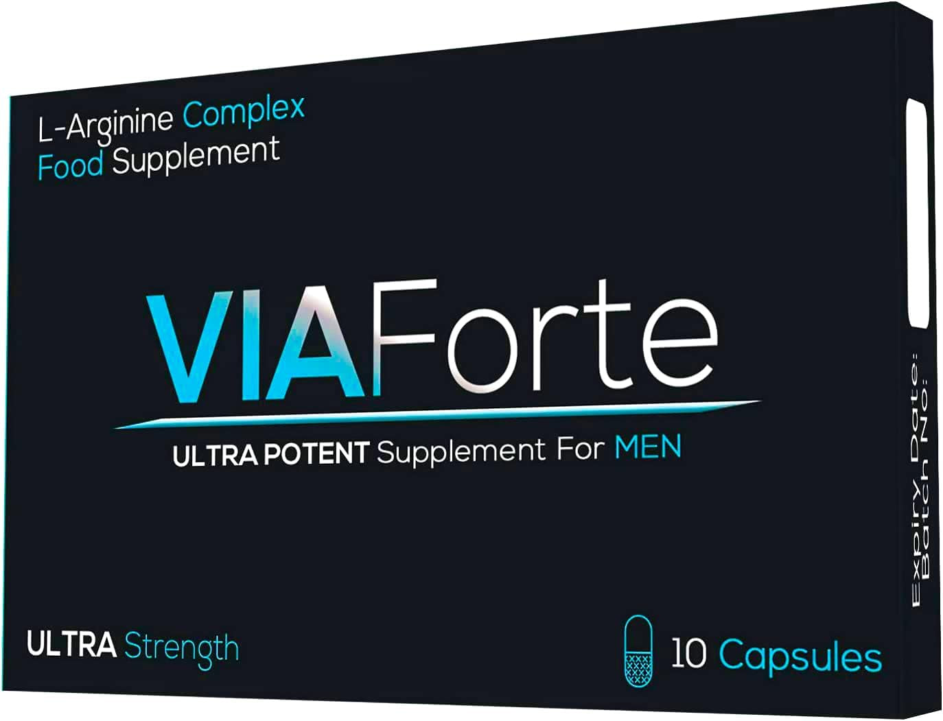 Super Strength Immediate Effect, Male via Supplement Designed for Endurance, Stamina, Energy, Well Being, Drive & Health - 10 via Pills for Men