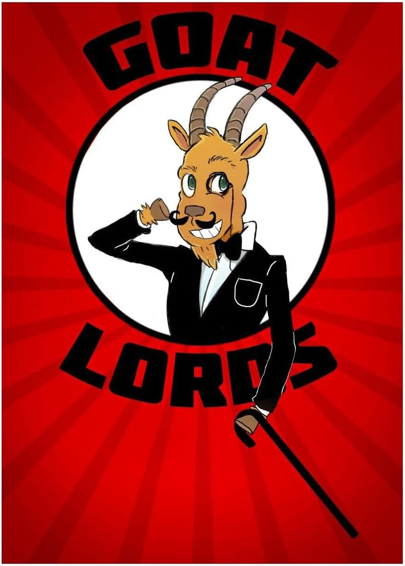 Gatwick Games Goat Lords, Hilarious, Addictive and Competitive Card Game with Goats, Best Card Games for Families, Adults, Teens, and Kids, Makes for Great Stocking Stuffers, 2-6 Players