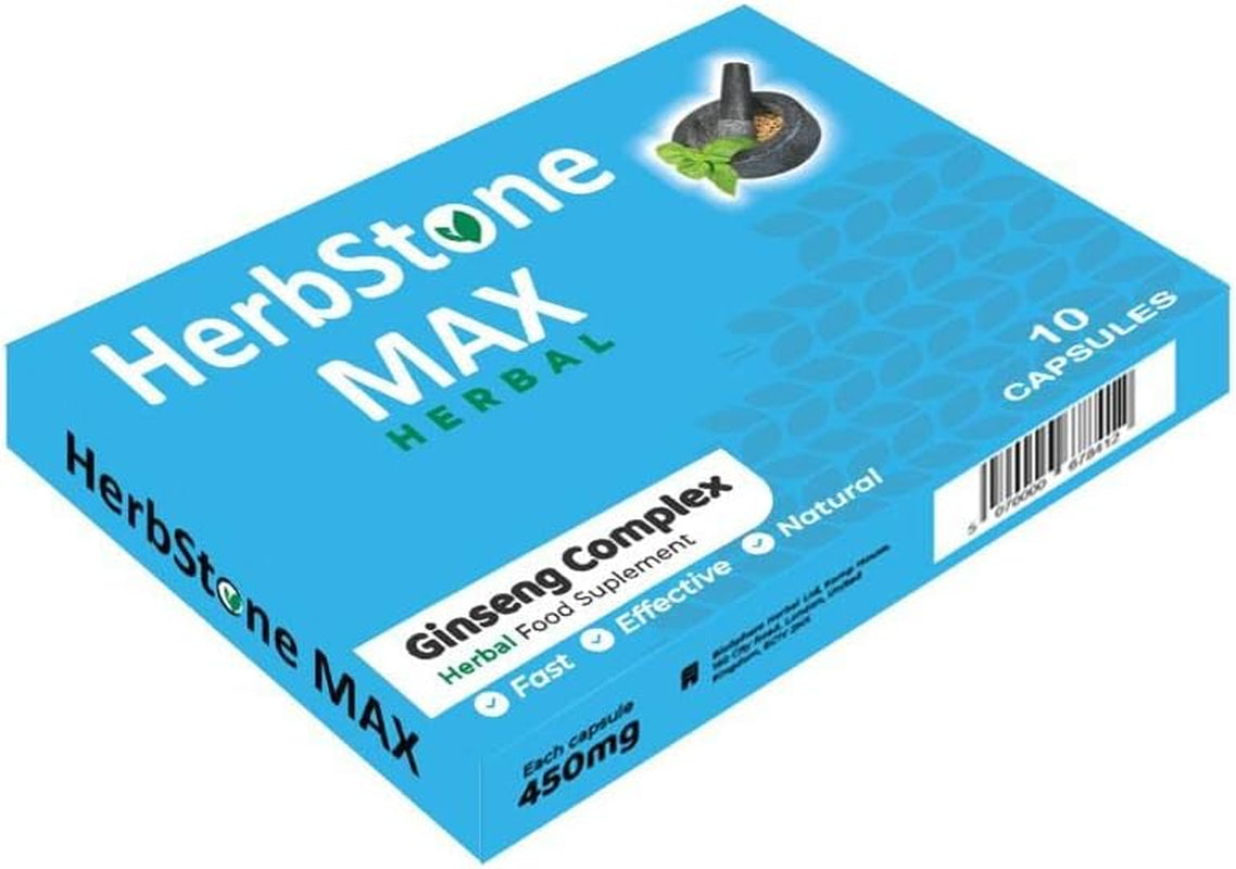 MAX - 450MG Strong Supplement Capsule, Immediate Effect, Maximum Duration,Enhancement Supplements Power from Nature, Herbal Active Ingredients! (Pack of 10 Capsules)